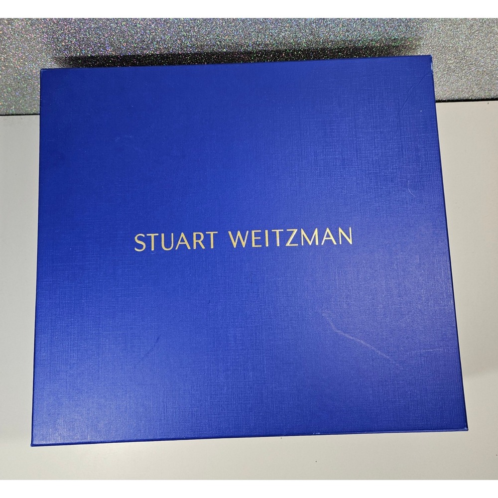 Stuart Weitzman 5050 Black Suede Over The Knee Boots Womens 7 M Dust Bag Box OTK - Picture 8 of 12